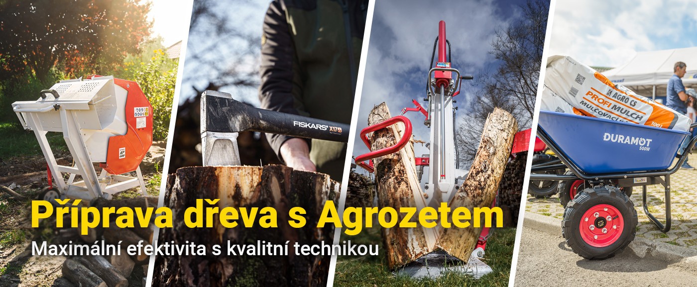 Příprava dřeva s Agrozetem: Maximální efektivita s kvalitní technikou