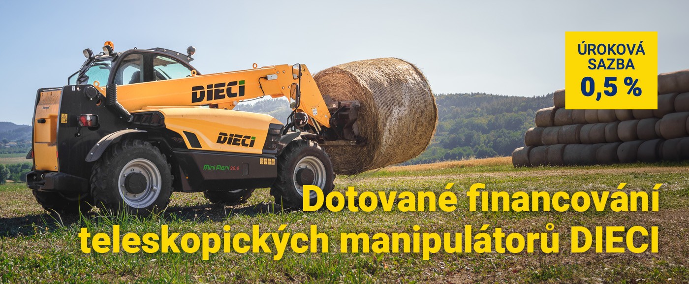 Dotované financování teleskopických manipulátorů DIECI