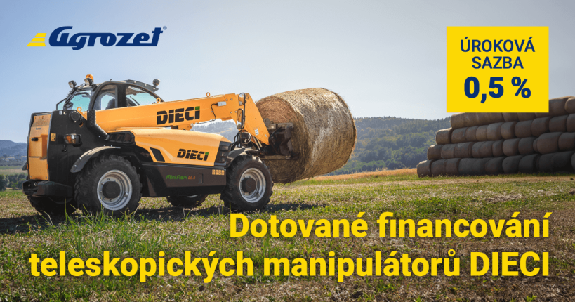 Dotované financování teleskopických manipulátorů DIECI