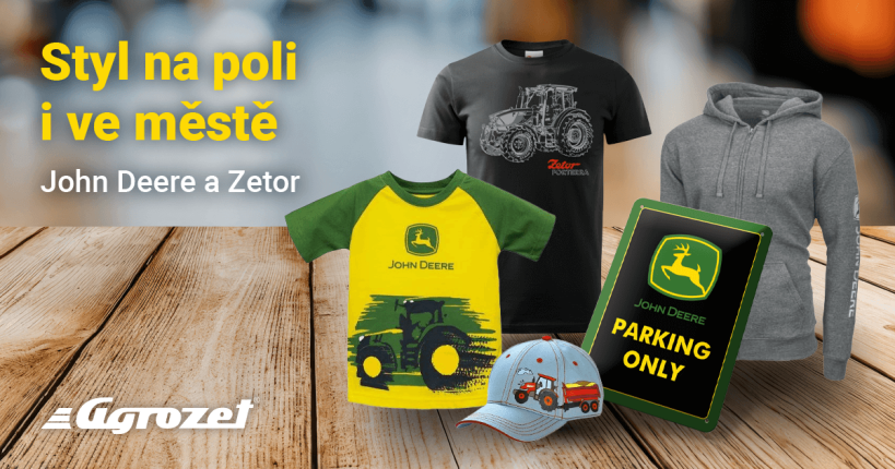 Styl na poli i ve městě - John Deere a Zetor