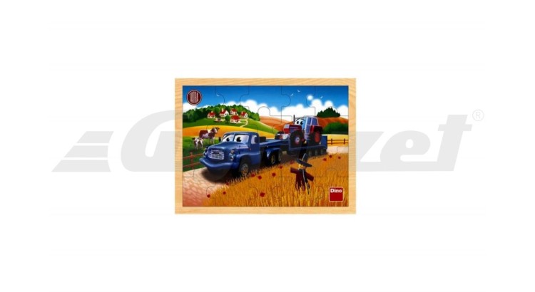 Dino Puzzle dřevěné Tatra tahač 20 dílků