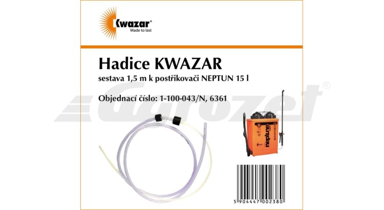 KWAZAR 1-100-043/N NEPTUNE Hadice sestava 1,5 m