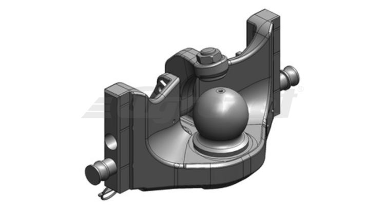 Scharmüller Anhängerkupplungen GmbH KB8335 Závěs posuvný K 80 - W=335/30/22mm