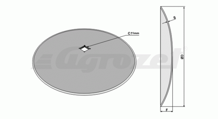 Disk hladký 450 31x31 6 mm