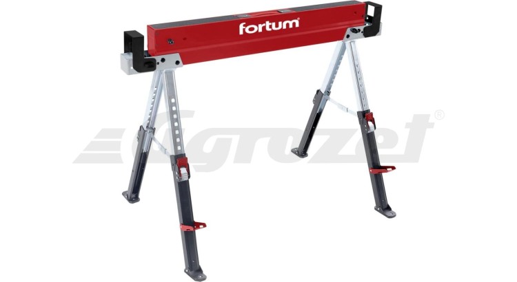 FORTUM 4759999 Koza stavební skládací 1kus, nosnost 590kg, výška 61,5-82cm