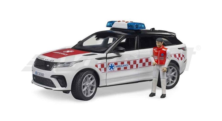 Bruder 02885 Range Rover Pohotovost ambulance s řidičem