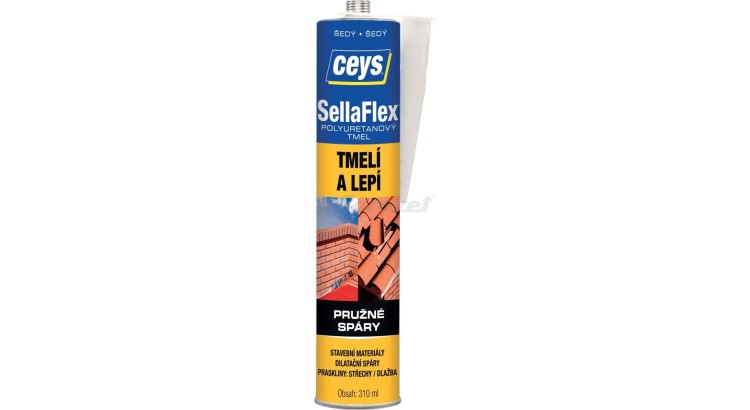 CEYS 42505802 SellaFlex Tmel polyuretanový šedý 310ml