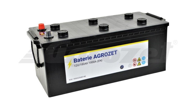 Baterie AGROZET Premium 12V/180Ah (1000A EN)