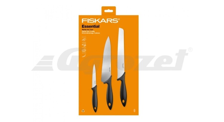 FISKARS 1065583 Startovací set tří nožů Essential