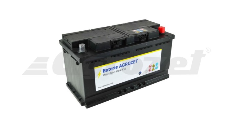 Baterie AGROZET Premium 12V/100Ah (800A EN)