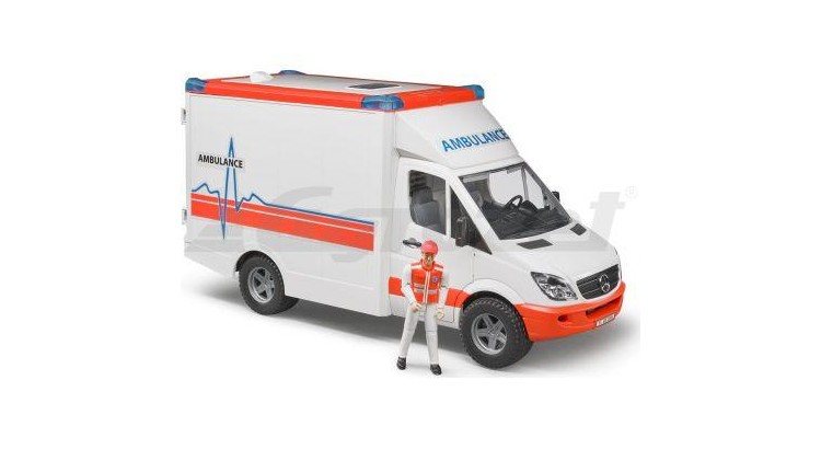 MB Sprinter sanitka s příslušenstvím Bruder 02676