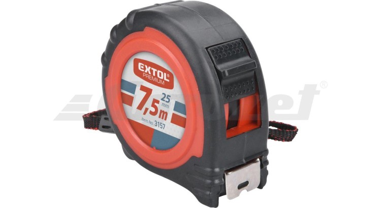 Extol Premium 3157 metr svinovací, 7,5m, š. pásku 25mm