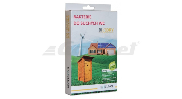 BIOCLEAN Biodry bakterie do suchých WC 100g