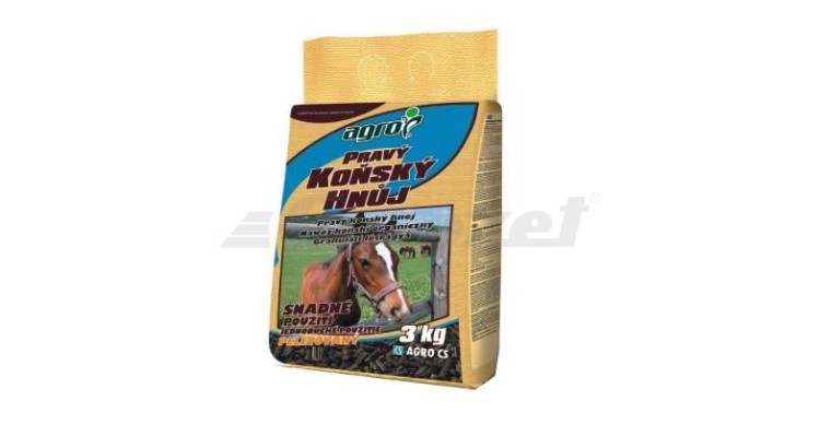 Agro 000774 pravý Koňský hnůj 3 kg