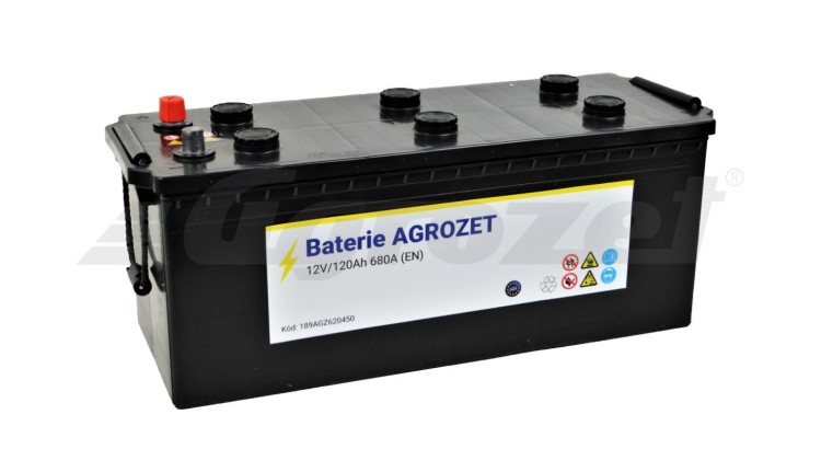 AGROZET Premium Baterie 12V/120Ah (680A EN)