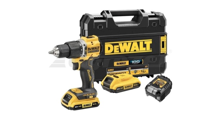 DEWALT DCD100YD2T 18V AKU příklepová vrtačka 2x2Ah