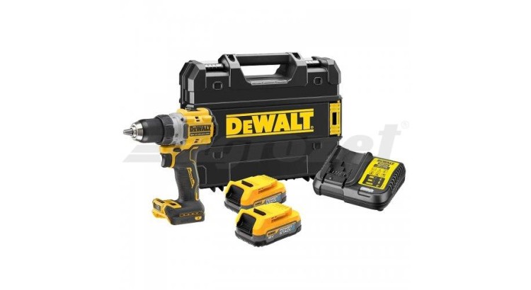 DeWalt DCD800E2T-QW Vrtačka bezuhlíková 18V 2x 1,7 Ah Li-Ion POWERSTACK