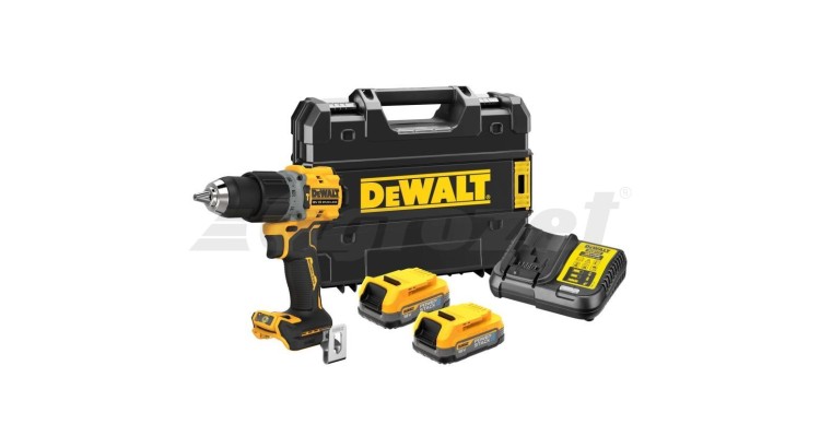 DeWALT DCD805E2T-QW Aku vrtačka bezuhlíková 18 V 2x 1,7 Ah Li-Ion