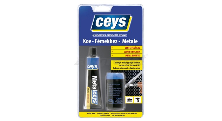 CEYS 48505007 Tmel Syntetický kov 40ml + 40g