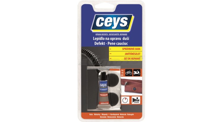 CEYS 48505003 Lepidlo na opravu duší 5ml + 4 záplaty