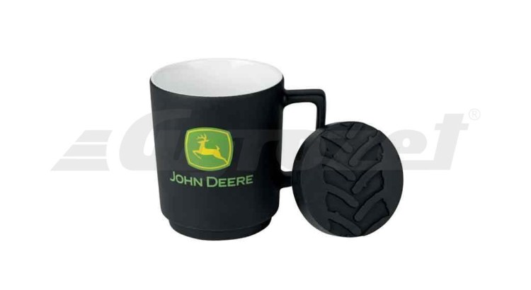 John Deere Hrnek černý s poklopem