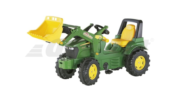 Rolly Toys R71002 Dětský šlapací traktor John Deere 7930 s nakladačem