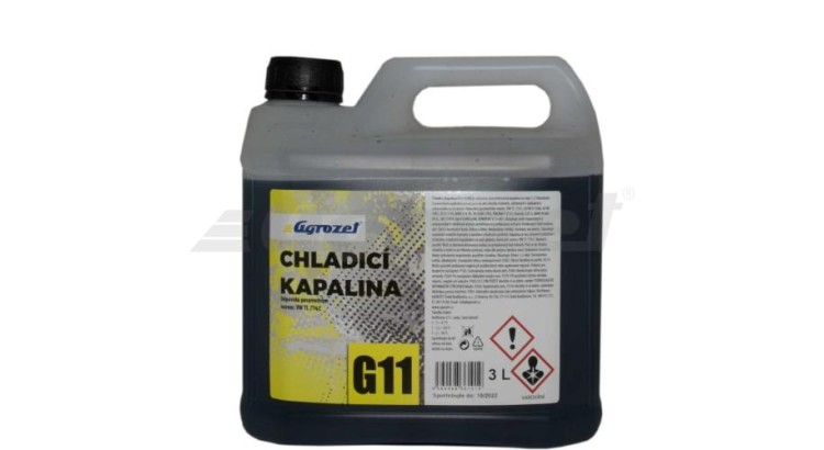 Kapalina chladící G11/G48 AGROZET Antifreeze 3 L