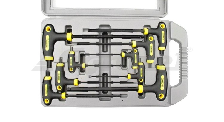 Extol 8819301 Klíče imbus 2-10 T držadlo 9 díl