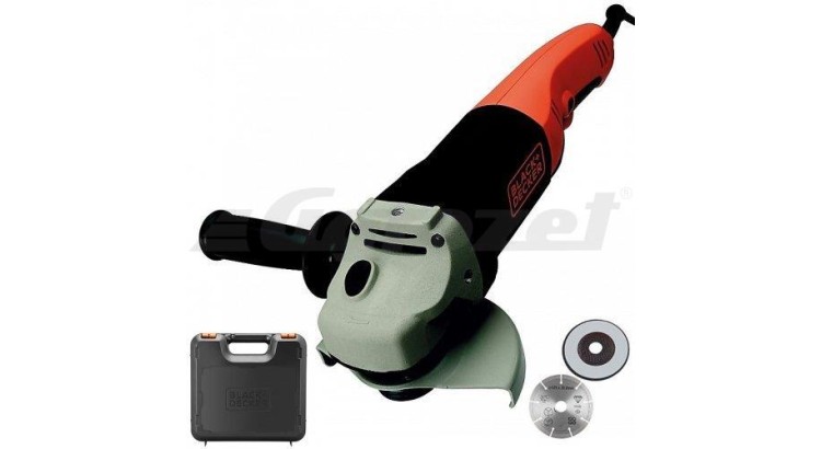 BLACK&DECKER KG1202KD Bruska úhlová 125mm 1200W vč. příslušenství