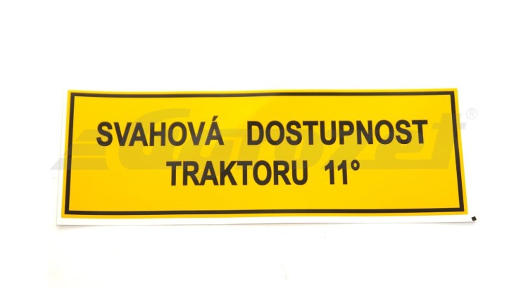 Štítek - svahová dostupnost 67118203