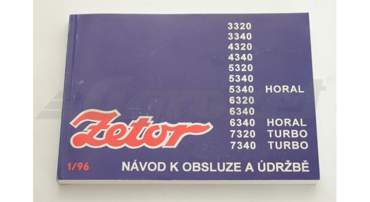 Návod k obsluze a ůdržbě Z 3320-7340 1/96