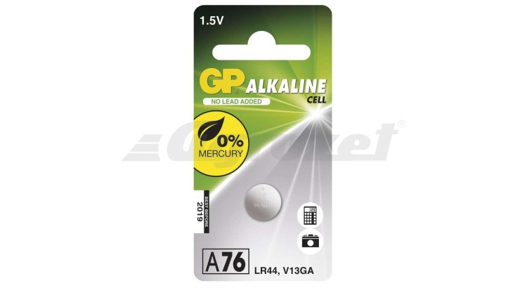 GP LR44 (A76) Alkalická knoflíková baterie 1 ks