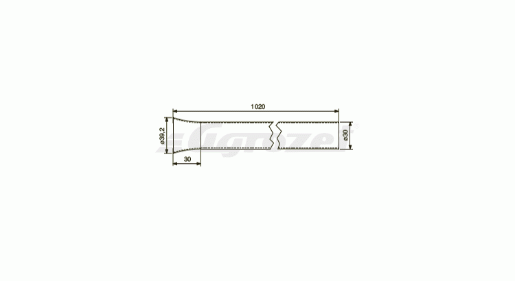 Trubka semenovodu nerez 1020mm