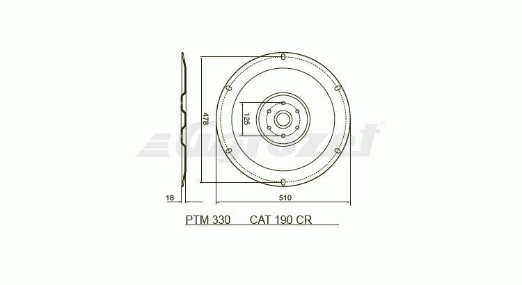 Plaz bubnu # 512 mm