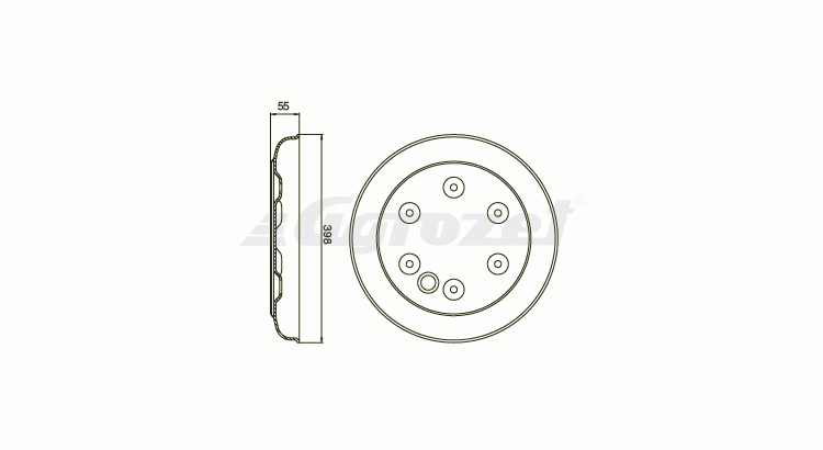 Plaz bubnu pr. 398mm