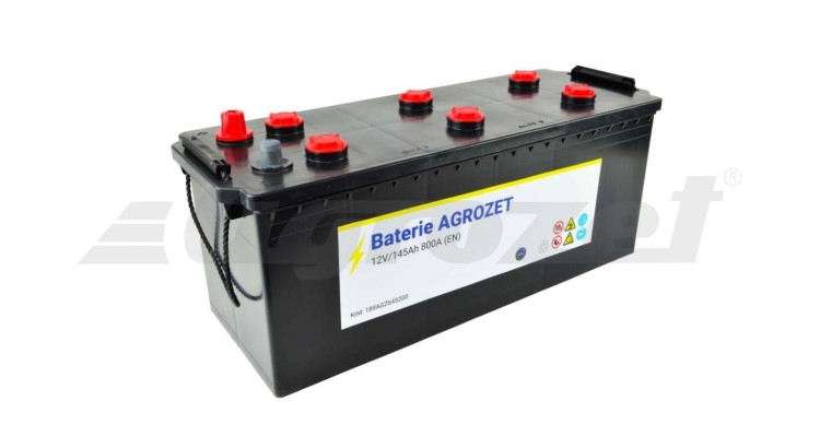 AGROZET 64520 Baterie Premium 12V/145Ah 800A EN