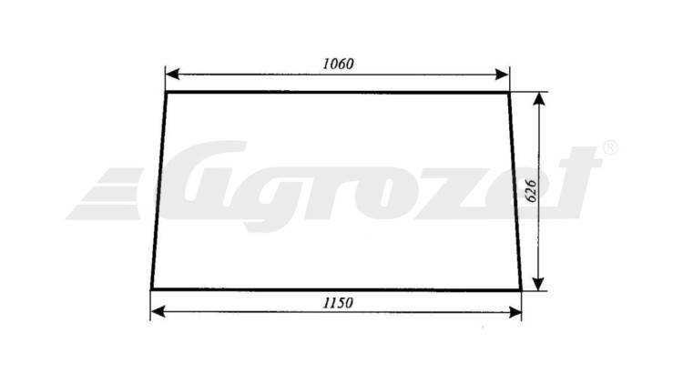 Sklo zadní horní 631x1161