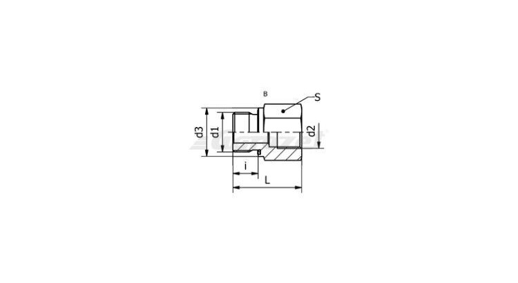 Vložka závitová redukční RIEM  M16X1,5/M22X1,5