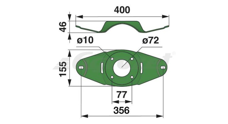 Krone 253 045.5 Unašeč nože