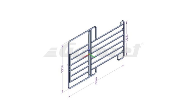 HMZ000130 Panel Texas s dvířky 3.0