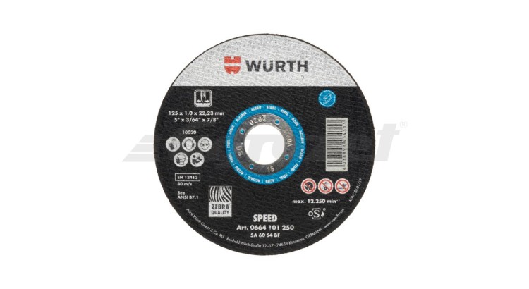 Würth 0664101501 Kotouč řezný 150x1,6x22,2 mm