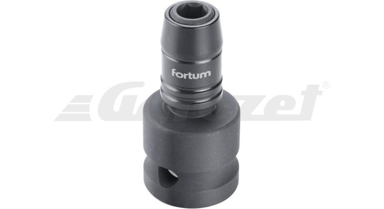 FORTUM 4790002 Adaptér rázový 1/2" čtyřhran na hroty 1/4"