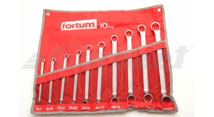 FORTUM 4730301 Sada klíčů očkové, 10 ks, 6-27