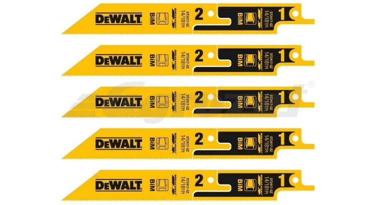 DEWALT DT2417 5 dílná sada odlamovacích plátů na kov