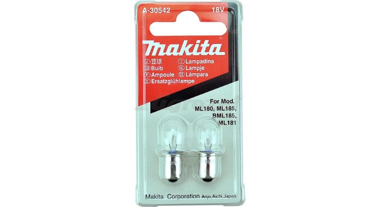 Makita A-30542 Žárovka do akusvítilny 18V 2ks