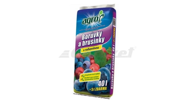 AGRO 00189A Substrát borůvky a brusinky 40l + 5l