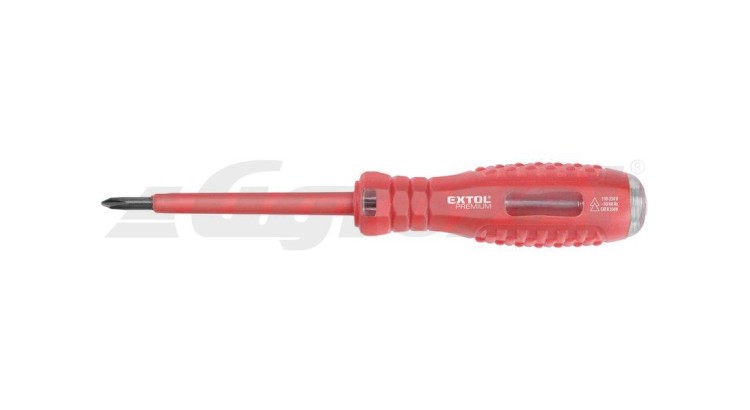 Extol Premium 8831204 Zkoušečka napětí 110-250V, PH1 (+), 160mm