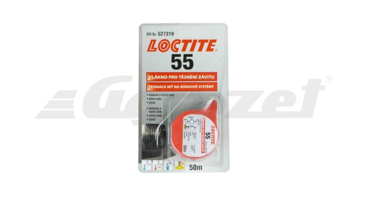 Loctite 55 Těsnění závitové 24x50m