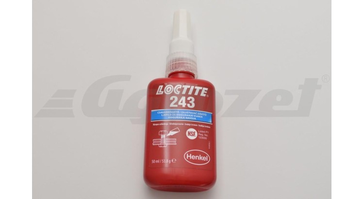 LOCTITE 243 Lepidlo na zajištění šroubů 50 ml střední pevnost