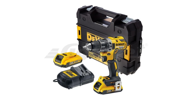 DEWALT DCD791D2 Aku vrtačka bezuhlíková 18 V XR 2x aku